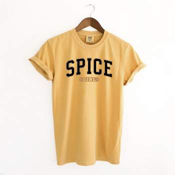 Simply Sage Market Women's Spice Girl Varsity Short Sleeve Garment Dyed Tee