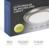 Next Glow Ultra Slim 5" LED Ceiling Light Fixture, 4000K Round, Flush Mount Light - image 4 of 4