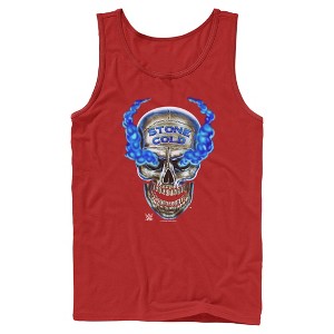 Mens WWE Stone Cold Smoke Skull Tank Top - 1 of 4