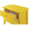 Passion Furniture Primo 2-Drawer Yellow Nightstand (24 in. H x 19 in. W x 15.5 in. D) - 3 of 4