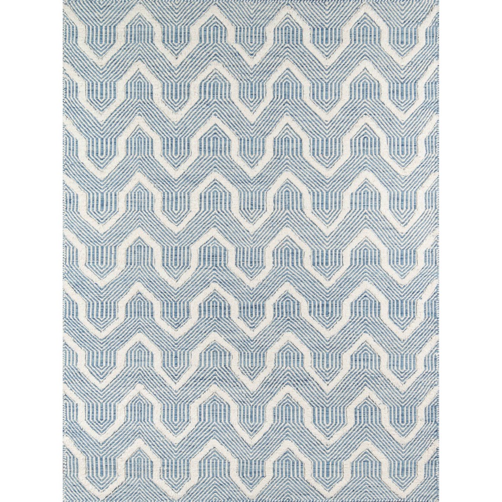 Photos - Area Rug 3'9"x5'9" Langdon Prince Hand Woven Wool  Blue - Erin Gates by Mom