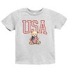 The Juniper Shop USA Bear Youth Short Sleeve Tee - XL - Heather Grey - 2 of 4