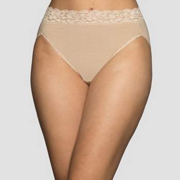 Vanity Fair Womens Beyond Comfort Silky Stretch Bikini 18291 - Damask  Neutral - 6 : Target