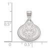 Black Bow Jewelry 14k White Gold St. Cloud State Huskies NCAA Small Pendant - 2 of 3