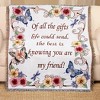 Collections Etc My Friend Floral Tapestry Throw Standard - 2 of 2