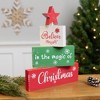 Northlight Believe in the Magic of Christmas Wooden Tree Sign - 12.5" - 2 of 4