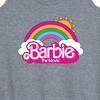 Women's - Barbie - Barbie Logo Rainbow Graphic Racerback Tank - 2 of 4