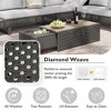 6-Piece Outdoor Patio Rattan Sectional Sofa Set with Adjustable Seat, Side Table, Coffee Table with Ice Bucket - 3 of 4