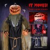 SEVOBAL Party Decorations Accessories 7FT Pumpkin Halloween Standing Decoration Halloween Decorations Outdoor Inflatable Decor, Black, 48"*12"*84" - 2 of 4