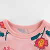 MyKids-Usa Baby Girl Floral Print Short-Sleeved Cotton Tops & T-Shirts - 2 of 4