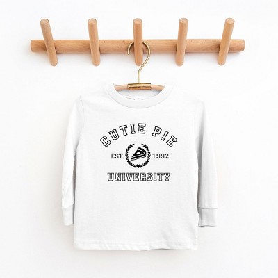 The Juniper Shop Cutie Pie University Toddler Long Sleeve Tee