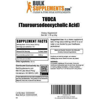 BulkSupplements TUDCA Powder
