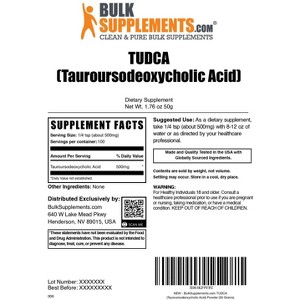 BulkSupplements TUDCA Powder - 1 of 4