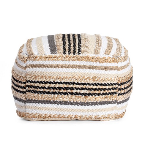 Target deals jute pouf