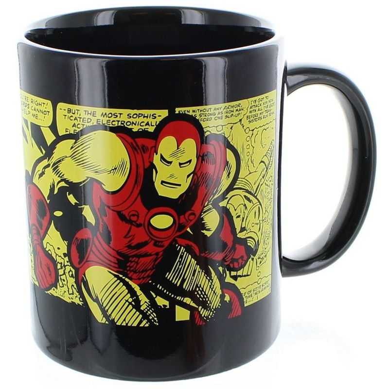 ICUP, Inc. Marvel The Invincible Iron Man Comic Wrap 11 oz Ceramic Mug, 2 of 4