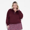 Women's Polo Collar Pullover Sweatshirt - Wild Fable™ - 2 of 3