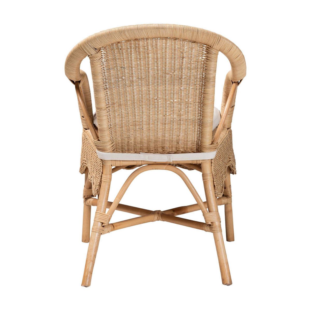 bali & pari Reinu Rattan Dining Chair Natural - thumbnail 3
