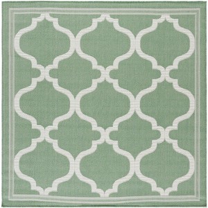 Bermuda BMU810 Machine Washable UV & Stain Resistant Non-Shedding Power Loomed Indoor/Outdoor Rugs - Safavieh - 1 of 4