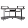 CAVINAS Home Office Desk 71" Morden Music Desk with 2 Desk Shelves, Keyboard Tray for Study and Work - 2 of 4