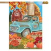 Fresh Picked Pumpkins Fall House Flag Farm Barn Autumn 28" x 40" Briarwood Lane - 2 of 4