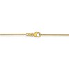 Black Bow Jewelry 0.7mm 18k Yellow Gold Classic Box Chain Necklace - 4 of 4
