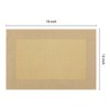 REGALWOVEN Kitchen Dining Table Decoration Washable Heat Resistant Wipeable PVC Placemats 8 Pcs - 4 of 4