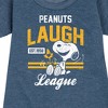 - Peanuts - Peanuts Laugh League Graphic Short Sleeve Fleece Dress - 2 of 4