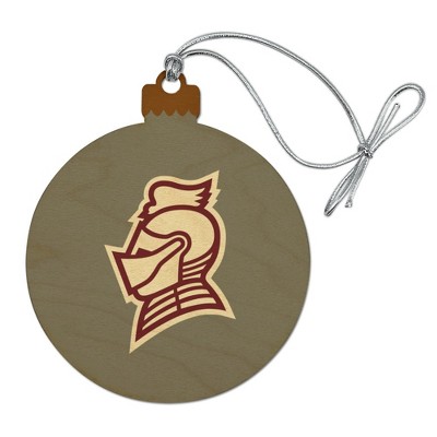 Bellarmine University Secondary Logo Wood Christmas Tree Holiday Ornament