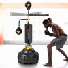 Costway Boxing Speed Trainer Freestanding Fillable 360° Spinning Bar Adjustable Height - image 3 of 4