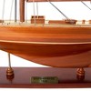 Sailboat Model – 32 Inch Wooden Enterprise L60 Replica – Fully Assembled Nautical Display By Old Modern Handicrafts - 2 of 4