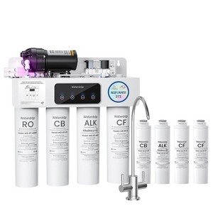 Waterdrop WD-T4-A Alkaline pH + Undersink RO Filtration System, 10-Stage 450GPD,Extra 1-Year Combo Filter (𝟐 𝐂𝐅 + 𝟏 𝐂𝐁 + 𝟏 𝐀𝐋𝐊) - 1 of 4