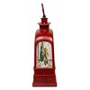 Kurt Adler 6.5-Inch Battery Operated USB LED Lighted Santa on Sleigh Lantern with Spinning Glitter Water - 2 of 4