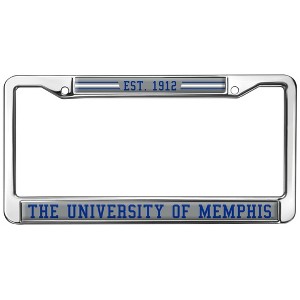 University of Memphis School Logo Full Size Standard License Plate Metal Frame - 1 of 4