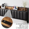 Bed Frame with Storage Headboard and 2 Socket Charging Station - 4 of 4