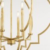 Quorum Lighting Dublin 6-Light Pendant, Gold Leaf, 29.5W, 34H - 2 of 2