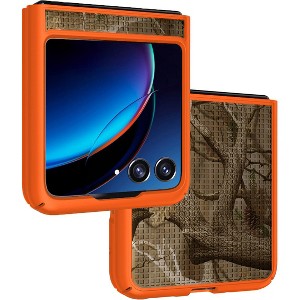 Nakedcellphone Slim Case for Motorola RAZR+ 2023 (RAZR PLUS) - Grid Texture - 1 of 4