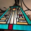 Chloe Lighting  Innes Mission Tiffany-Style Blackish Bronze 5 Light Large Chandelier 26" Wide - 3 of 4