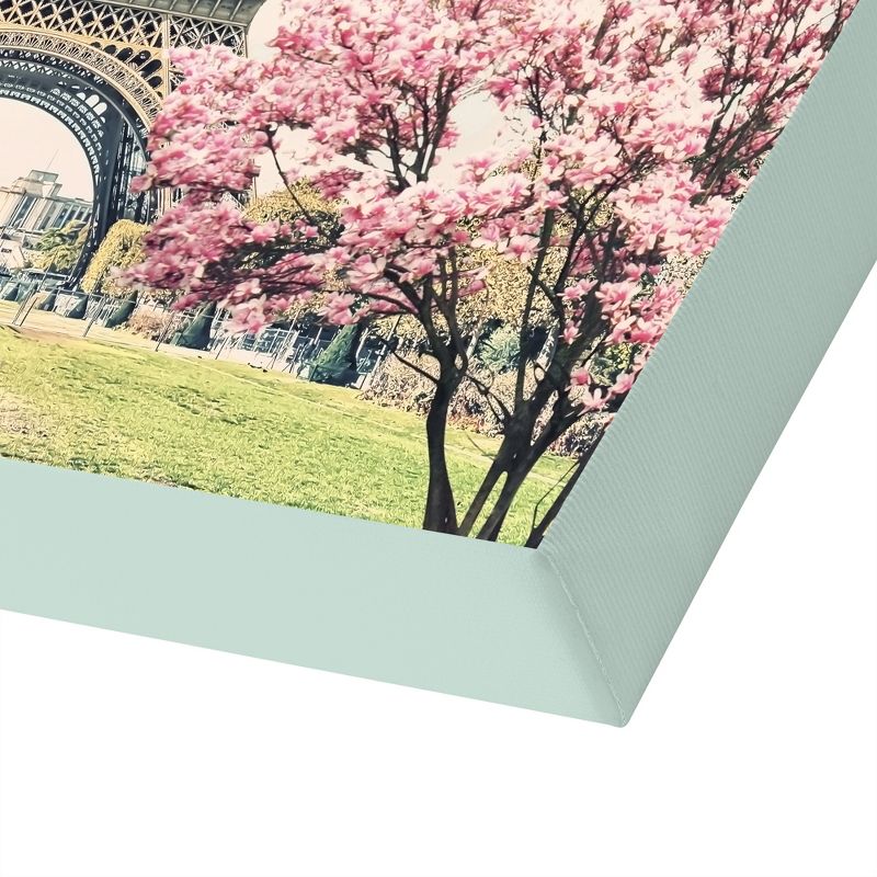 Americanflat Botanical Landscape Wall Art Room Decor - Sakura In Paris by Manjik Pictures, 3 of 7