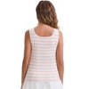 INSPIRE CHIC Women's Buckled Straps Breastfeeding Maternity U-Neck with Padded Loose Fit Longline Striped Tank Top - 2 of 4