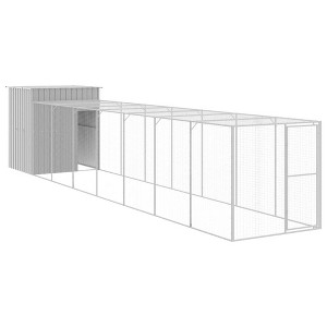 vidaXL Chicken Cage Chicken Cage Chicken Cages Chicken Coop Chicken Run - 1 of 4