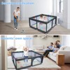 Baby Playard Cloth Playpen Removable Enclosures for Indoor and Outdoor Use Care for Children - 3 of 4