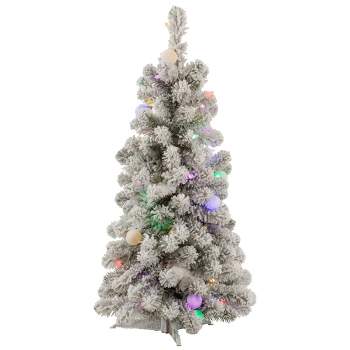 Vickerman Flocked Kodiak Spruce Artificial Christmas Tree