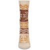 Memoi Women's Diamond Line Fashion Soft-Fit Crew Sock - 2 of 4