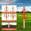 12 LB T Post Driver, Fence Post Driver with Handle, Metal Pounder for U Channel Wooden Fence - 3 of 4
