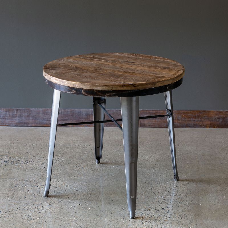 Park Hill Collection Industrial Round Bistro Table, 1 of 2
