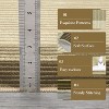 Machine Washable Runner Rug Modern Border Low Pile Non-Shedding Soft Gradient Faux Wool Print Entryway Bathroom - 3 of 4