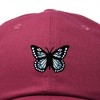 Dalix Butterfly Embroidered Cap Cotton Baseball Hat Garden Womens - 2 of 4