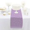 Big Dot of Happiness Purple Confetti Stars - Petite Simple Party Paper Table Runner - 12 x 60 inches - 2 of 4