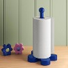 Flower Paper Towel Holder Blue - Room Essentials™ - 2 of 3
