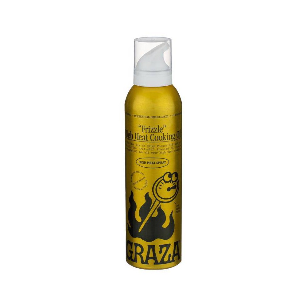 Graza "Frizzle" High Heat Cooking Olive Oil Spray - 5oz: Non-GMO, Ketogenic